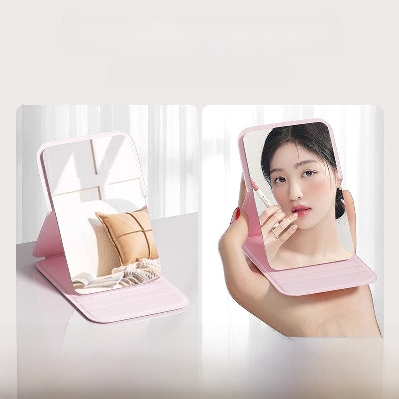 化粧鏡｜シンプル・高デザイン・コンパクト・携帯用・メイク直し・学生寮用・折りたたみ式・ミニ・ポータブル|undefined
