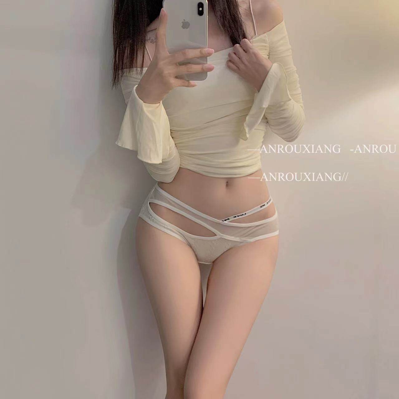 下着｜レース・ファッション・レディース・コットン・薄手・三角|undefined