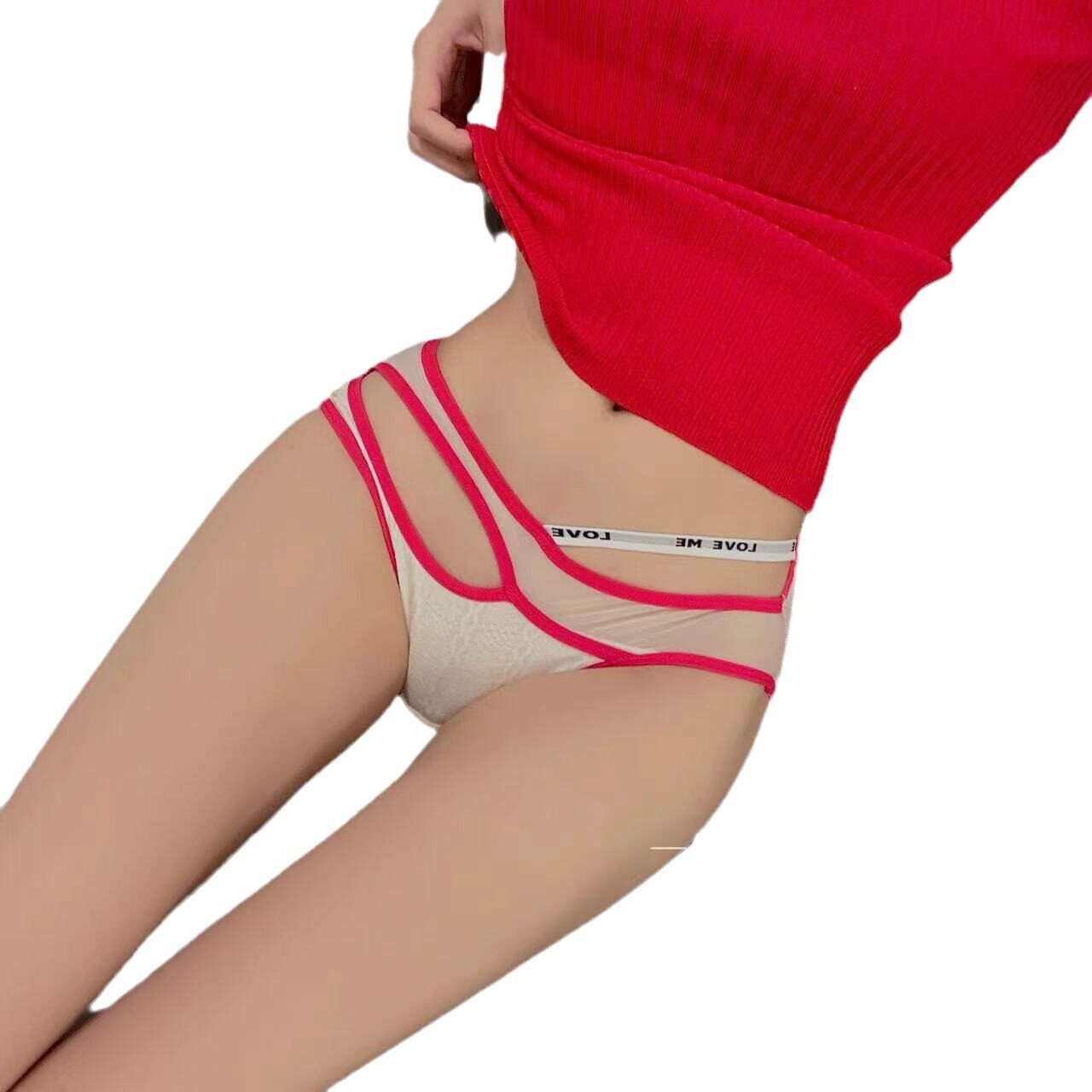 下着｜レース・ファッション・レディース・コットン・薄手・三角|undefined