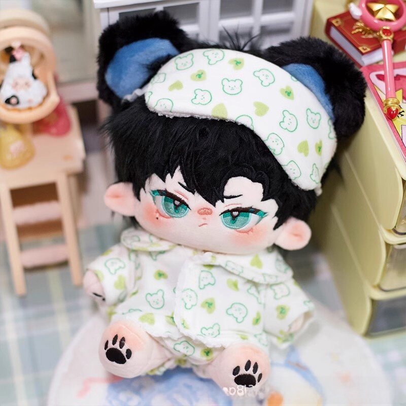 20cm綿人形用服・パジャマ・アイマスク付き｜着せ替え・かわいい・アクセサリー・綿人形服だけ|undefined