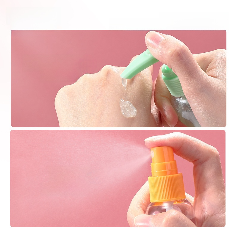 分注ボトル｜旅行用・50ml・7点セット・化粧品・スプレーボトル・ポンプボトル・クリームケース・空きボトル|undefined