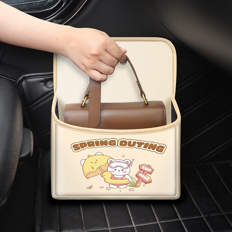 車用シューズボックス|車内収納・吊り下げ式・助手席/後部座席収納・カートゥーン・収納・便利グッズ|undefined