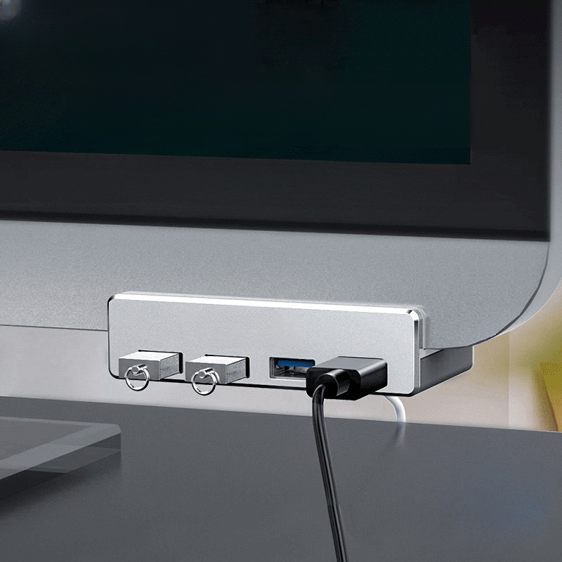 ハブ分配器｜ノートパソコン用・カチッと固定・USB3.0・ハブ・拡張・分岐・便利・使いやすい|undefined