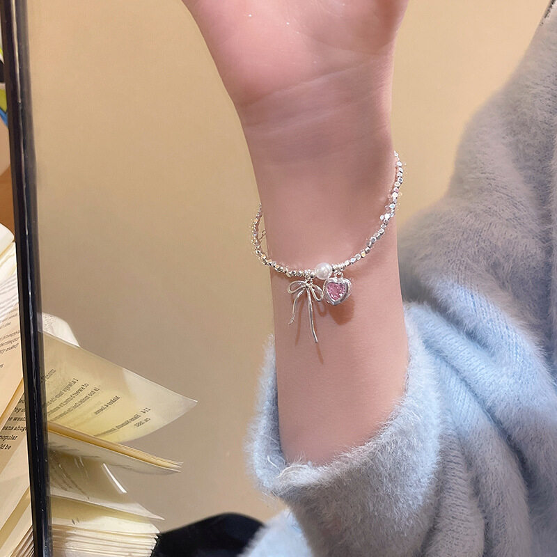 ネックレス｜ファッション・レディース・カジュアル・バタフライ結び・パール・ハート型・チョーカー・軽奢・アクセサリー|undefined