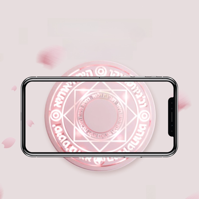 モバイルバッテリー｜超薄型・ワイヤレス・5000mAh・スマートフォン用・持ち運び便利・魔法陣デザイン|undefined