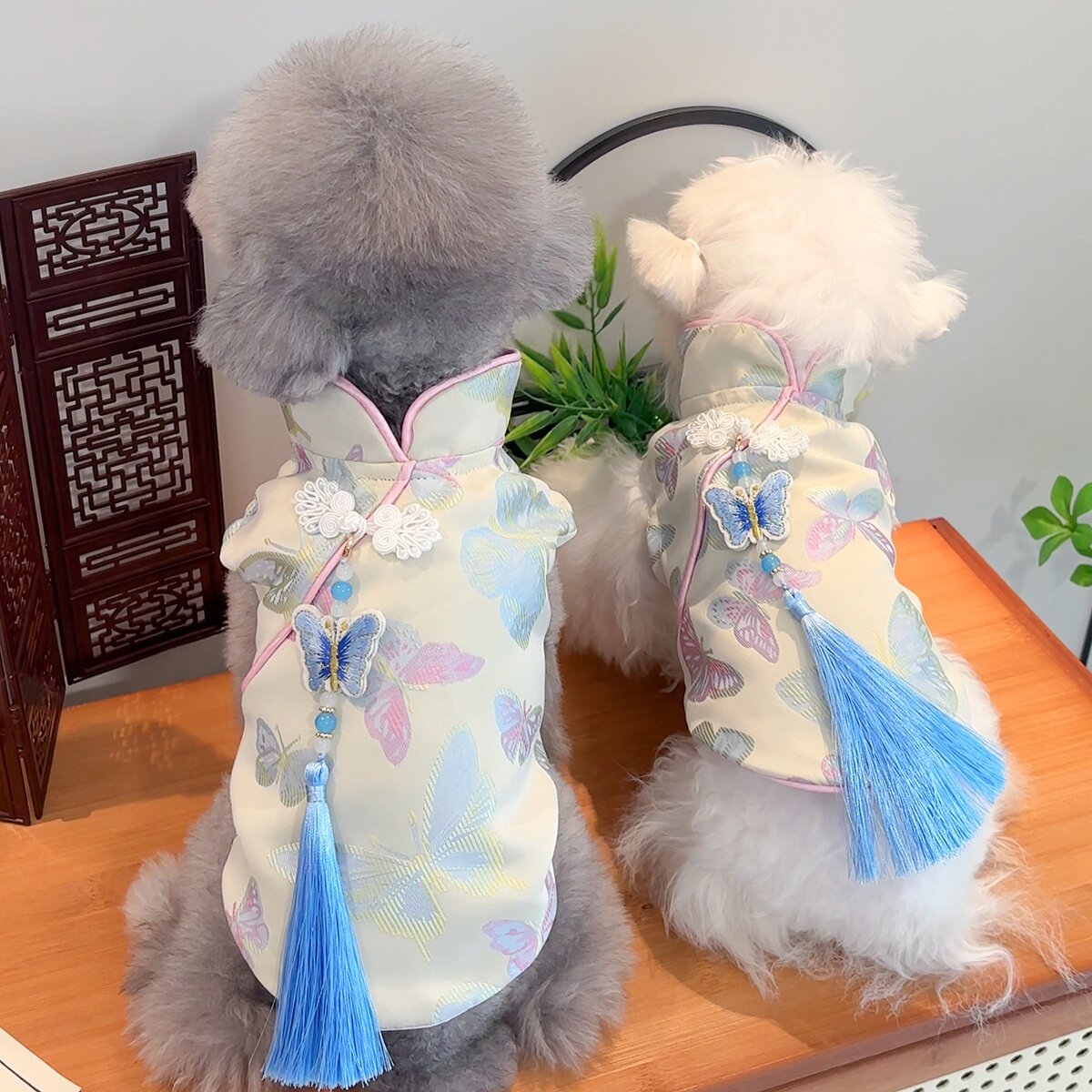 ペット服｜秋冬・新型・チャイナドレス風・犬服・猫服・小型犬・中型犬・柴犬・おしゃれ・暖かい|undefined