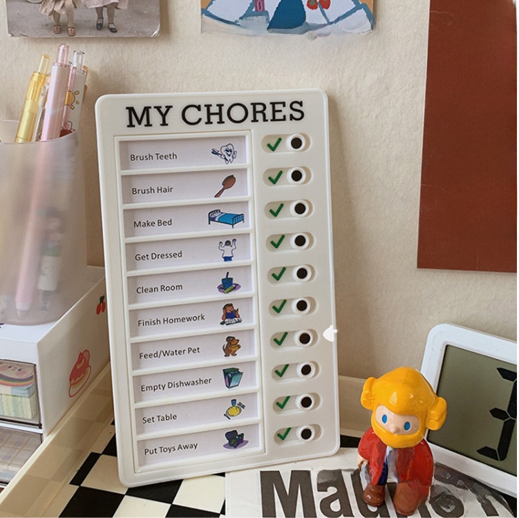 子供用週間スケジュール表｜マグネット式・自宅用・学生向け・毎日の学習習慣に・自律心を育む・タイムスケジュール・チェック表|undefined