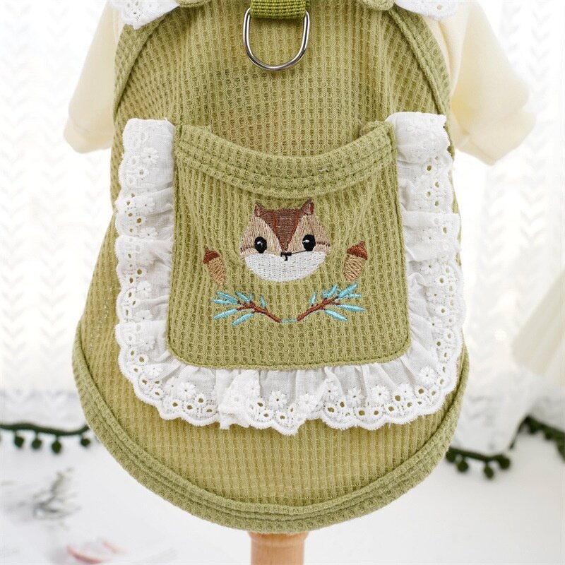 ペット用服｜春夏・ペット用・犬猫兼用・お散歩グッズ・ハーネス・Dカン付き・ベスト・ワンピース・かわいい・おしゃれ|undefined