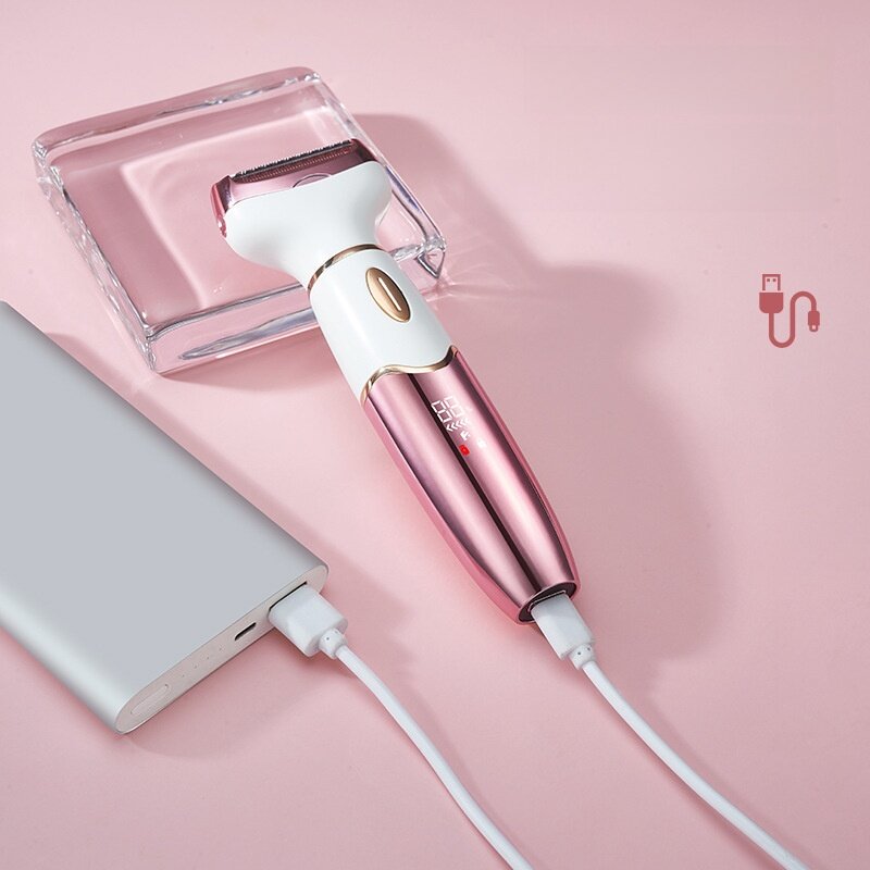 電動カミソリ｜TYPE-C充電式・デジタル表示・多機能シェーバー・ムダ毛処理・顔そり・眉毛整え・持ち運び便利|undefined