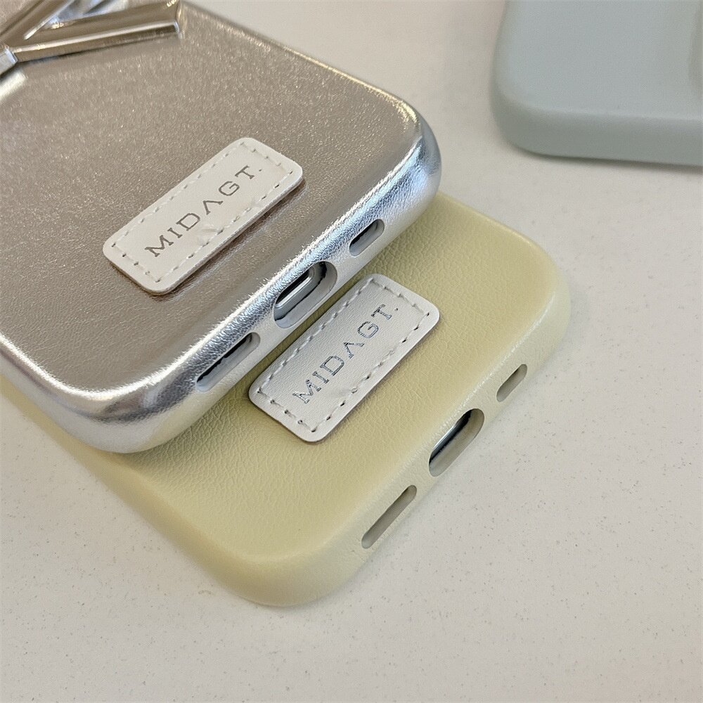 iPhoneケース｜スマホケース・メタルシルバー・マットゴールド・蝶結び・シンプル・おしゃれ・大人可愛い|undefined
