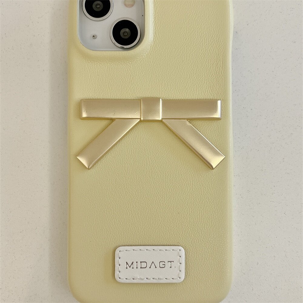 iPhoneケース｜スマホケース・メタルシルバー・マットゴールド・蝶結び・シンプル・おしゃれ・大人可愛い|undefined