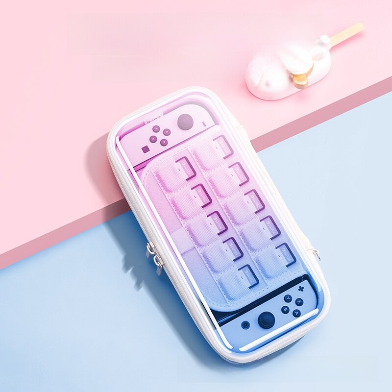 Switch収納ケース｜Switch OLED・収納ケース・保護カバー・透明・OLED対応・持ち運び便利・キズ防止・ゲームを楽しめる|undefined
