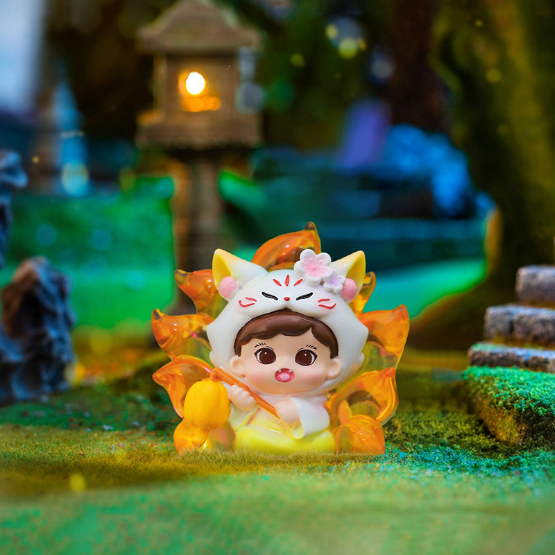 九尾の狐・ブラインドボックス｜フィギュア ・かわいい・卓上