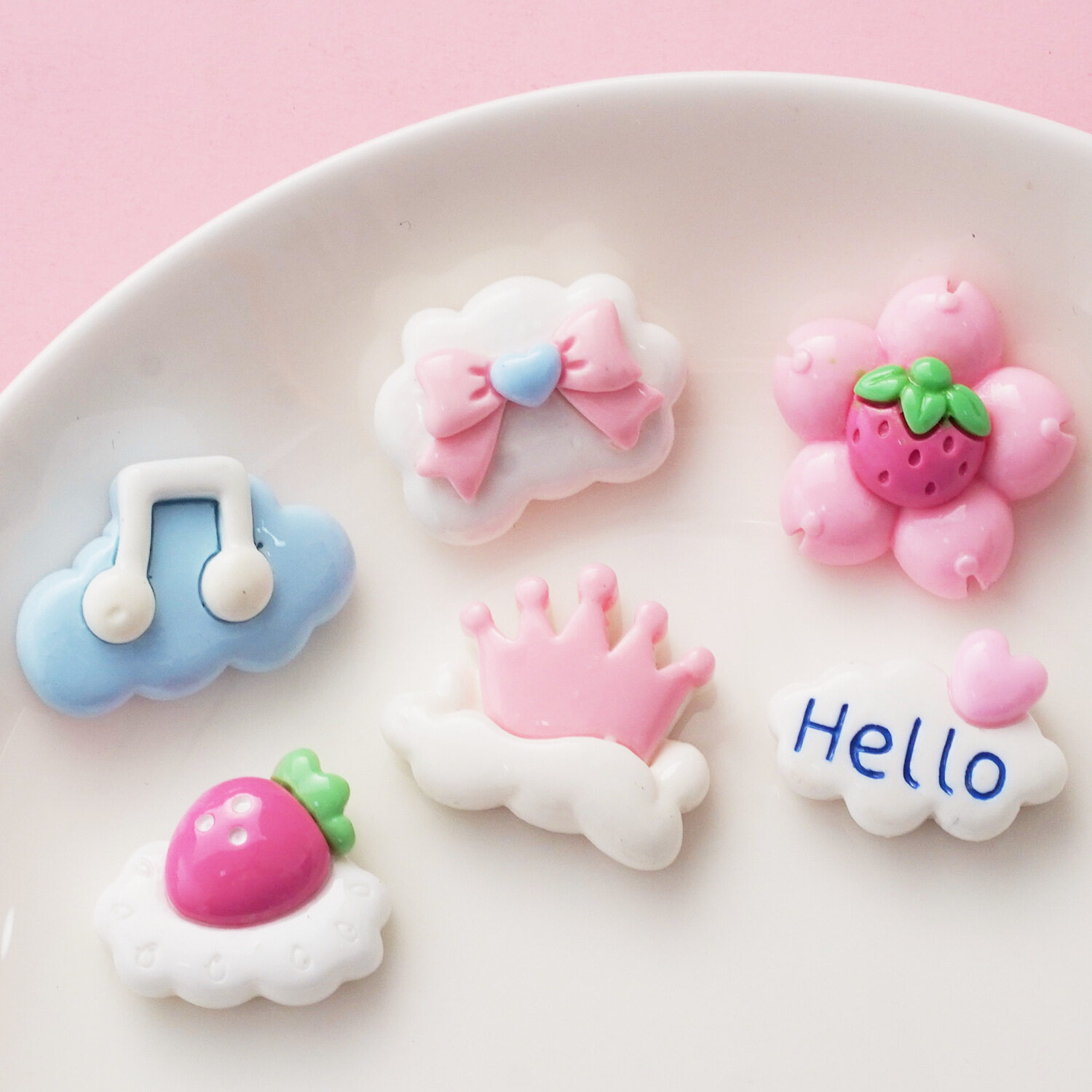「10個入り」DIYパーツ｜レジン・かわいい・クラウド・レジン・アクセサリー・手作り・ファッション|undefined