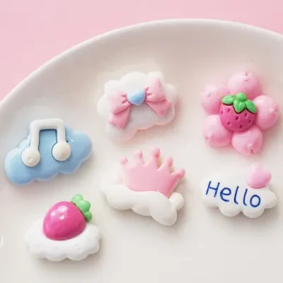 「10個入り」DIYパーツ｜レジン・かわいい・クラウド・レジン・アクセサリー・手作り・ファッション