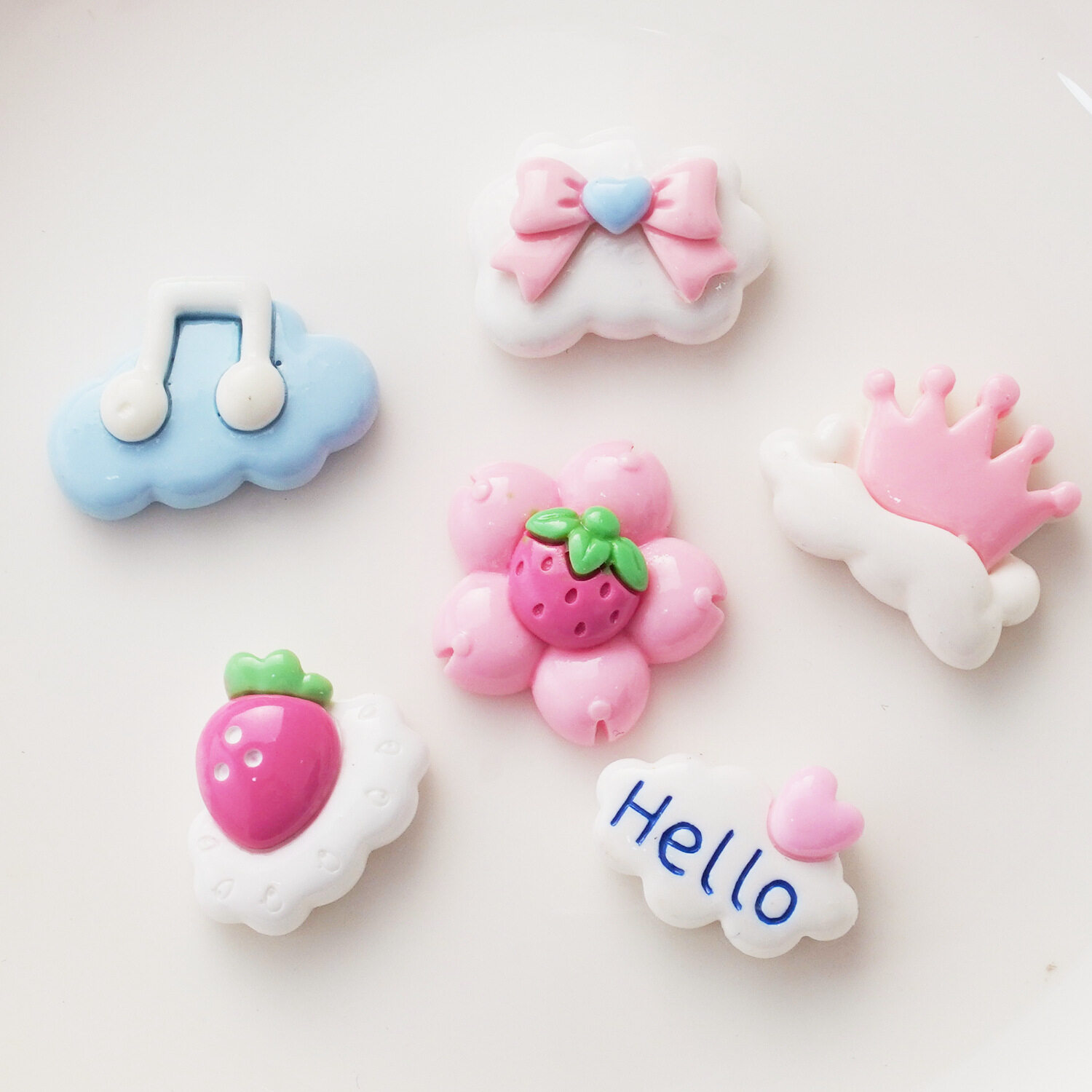 「10個入り」DIYパーツ｜レジン・かわいい・クラウド・レジン・アクセサリー・手作り・ファッション|undefined