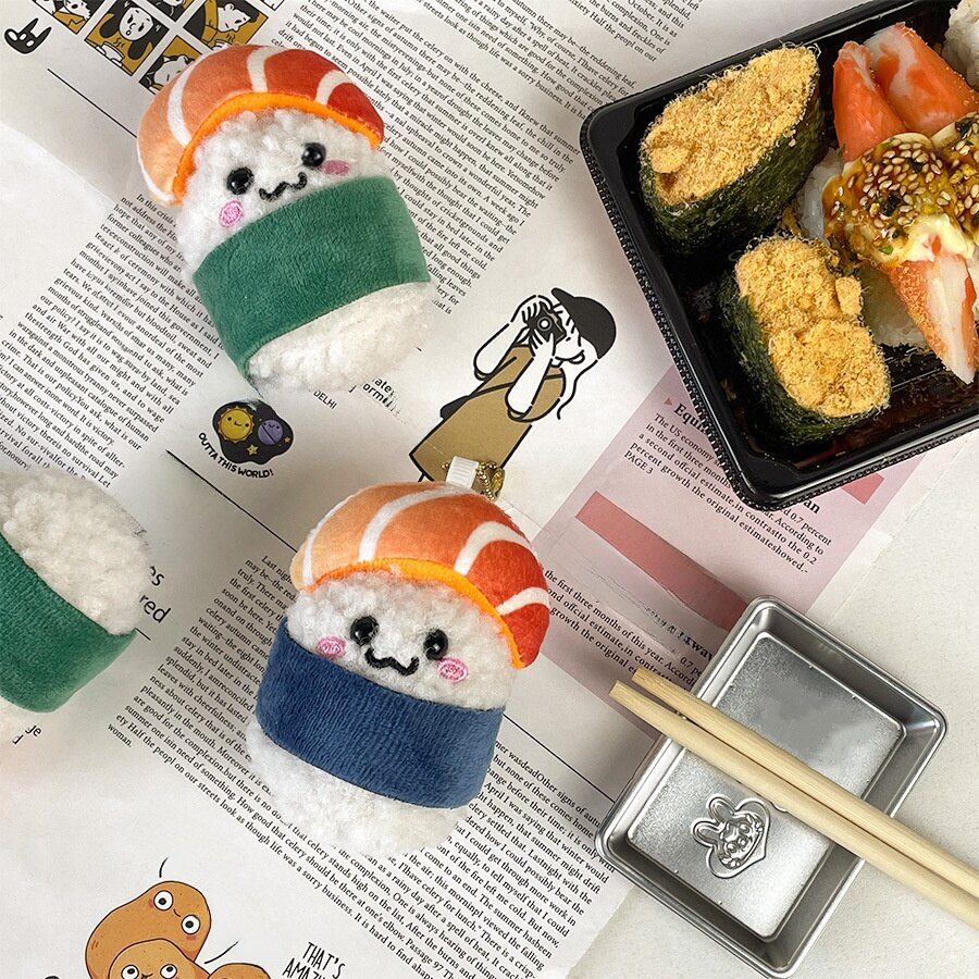 おにぎり・寿司・ぬいぐるみ・キーホルダー｜サーモン・かわいい・癒し系|undefined
