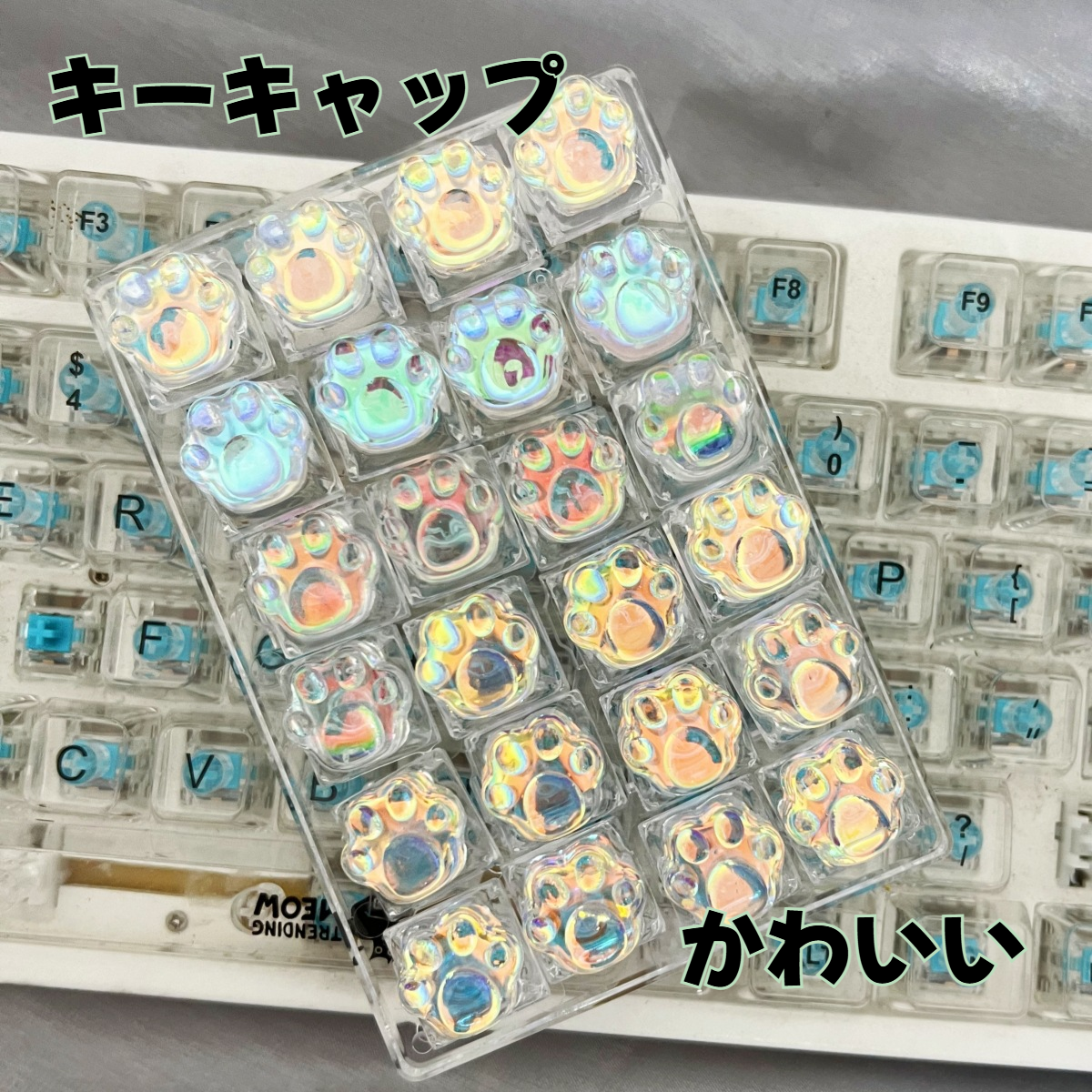 韓国 FF14 10周年記念 ソリューションナイン LEDキーキャップ