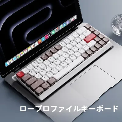 キーボード｜ワイヤレス・ロープロファイル・メカニカルキーボード・ワイヤレス・Bluetooth・静音・キーボードマウスセット・オフィス向け