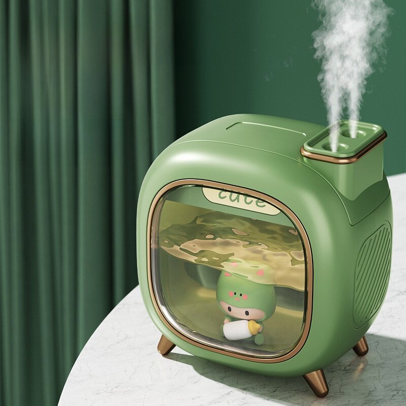 加湿器｜猫型・静音・小型・USB充電・卓上・大噴霧・ナイトライト・萌えグッズ・癒し|undefined