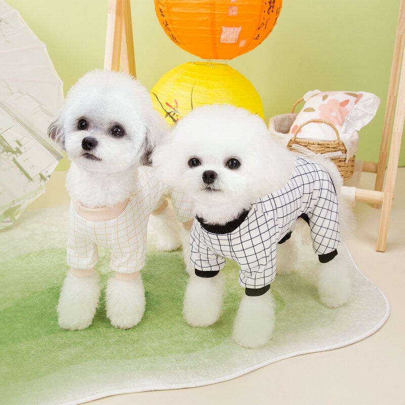 ペット用服｜小型犬用・ペットウェア・チェック柄・四つ足・ルームウェア・カジュアル・おしゃれ|undefined