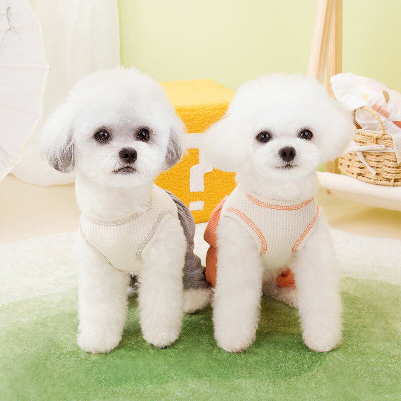 ペット用服｜犬服・ホームウェア・春夏新作・小型犬用・テディ犬・アルファベットパッチワーク・四つ足パンツ・おしゃれ・かわいい|undefined