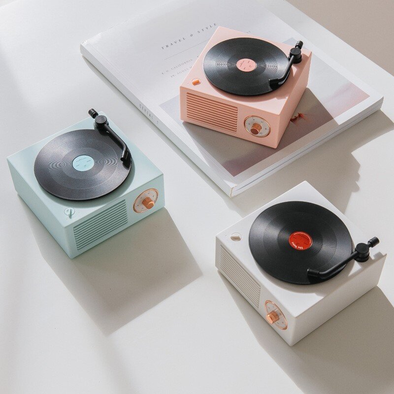 Bluetoothスピーカー｜レコードプレーヤー・回転式・レトロ・ギフト用・誕生日プレゼント・記念品|undefined