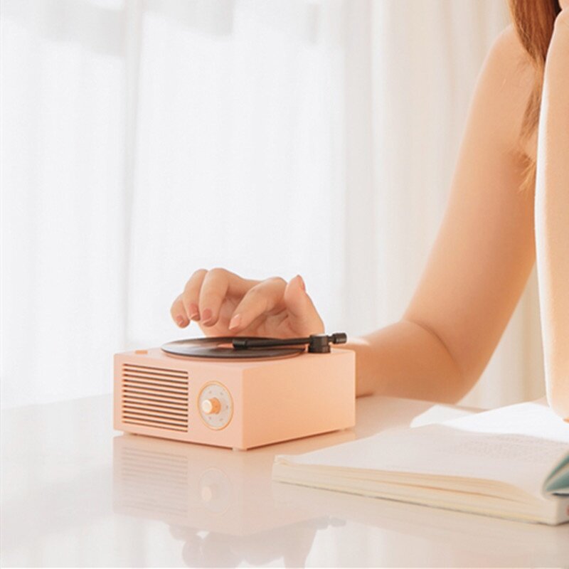 Bluetoothスピーカー｜レコードプレーヤー・回転式・レトロ・ギフト用・誕生日プレゼント・記念品|undefined