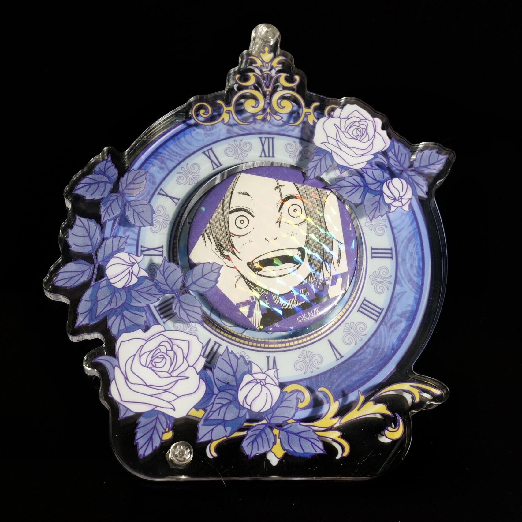 バッジ収納ケース・アクリル製｜推し活・保護カバー・コレクション・美しい・時花物語|undefined