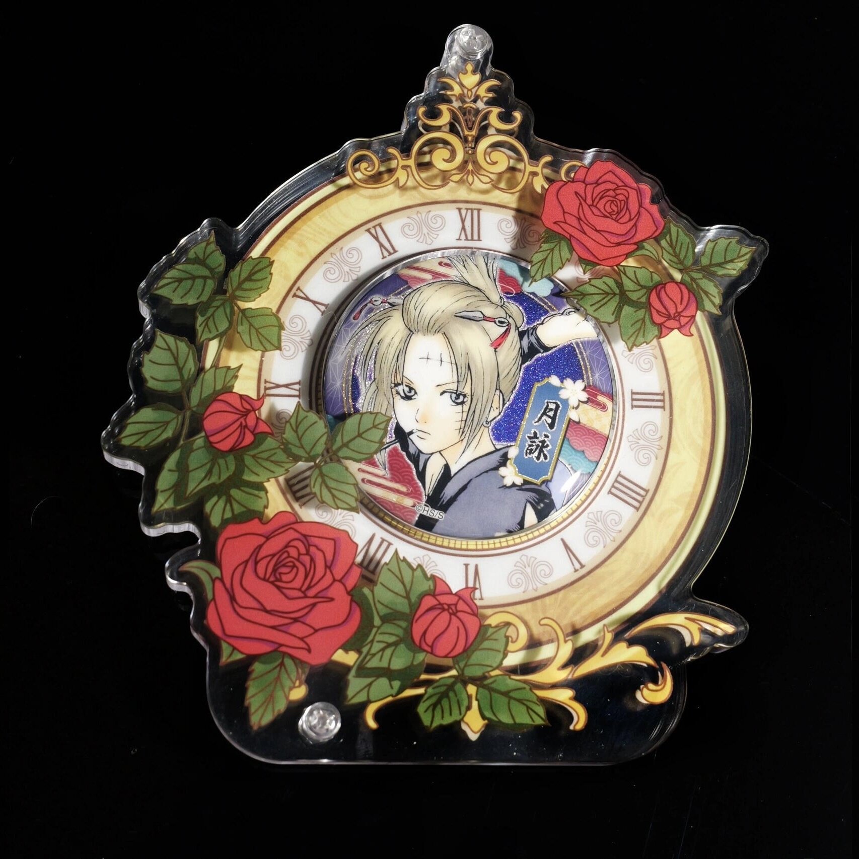 バッジ収納ケース・アクリル製｜推し活・保護カバー・コレクション・美しい・時花物語|undefined