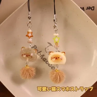 スマホストラップ｜バッグチャーム・マスコット・猫・ぬいぐるみ・かわいい・おしゃれ・キュート・スマホ
