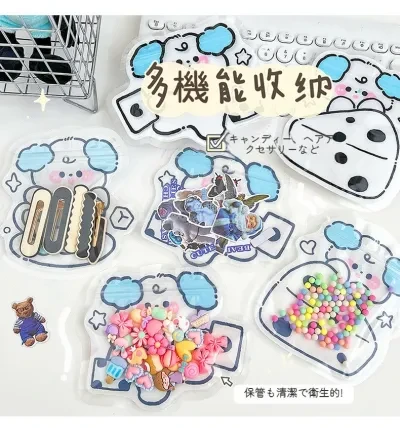 犬の収納袋｜10枚入り・異形・マスク収納・キャンディ/クッキー用・小物入れ・かわいい・雑貨