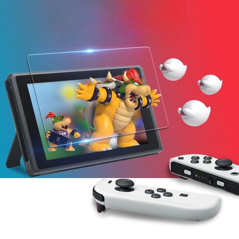 液晶保護フィルム|任天堂Switch OLED・画面保護・キズ防止・高透明・貼りやすい|undefined