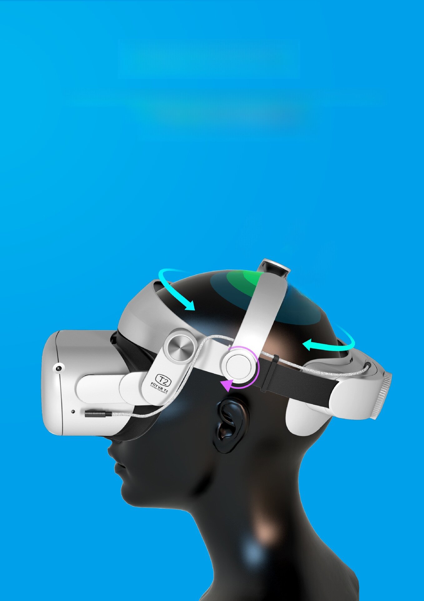 VRヘッドセット|交換可能・調整可能・Oculus Quest 2対応・快適|undefined