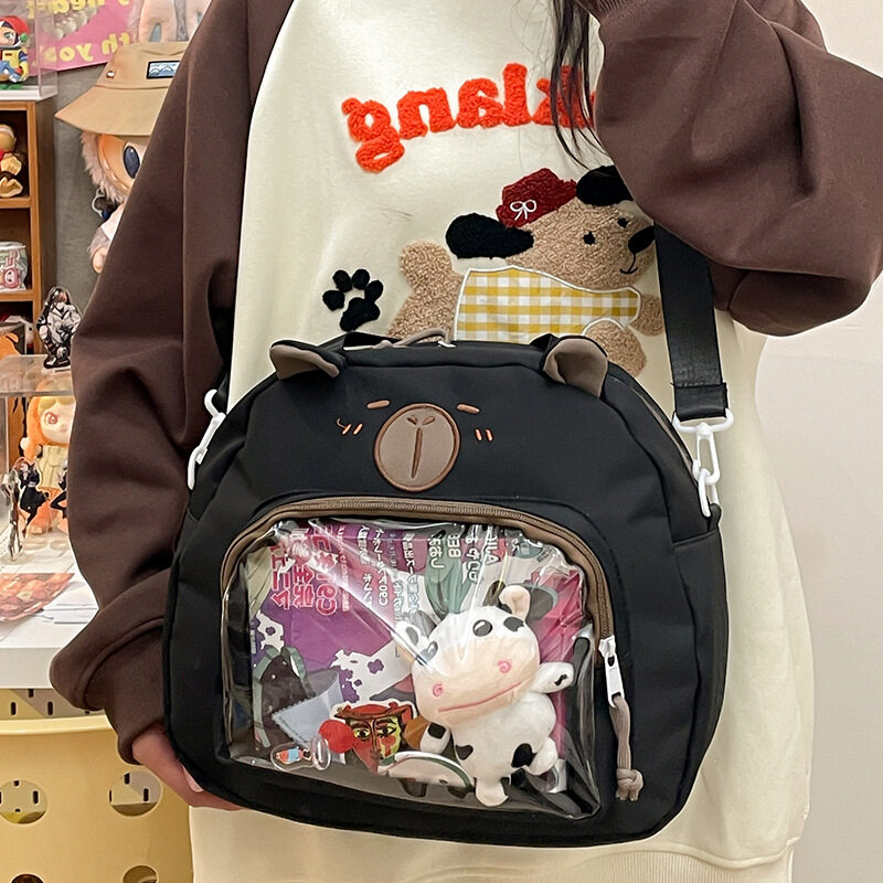 斜め掛けバッグ｜ファッション・レディース・カジュアル・シンプル・痛バッグ・かわいい・カピバラ|undefined