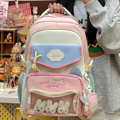 WOWオリジナル リュックサック｜レディース・ファッション・大容量・スクールバッグ・ネコ・かわいい・ガーリー