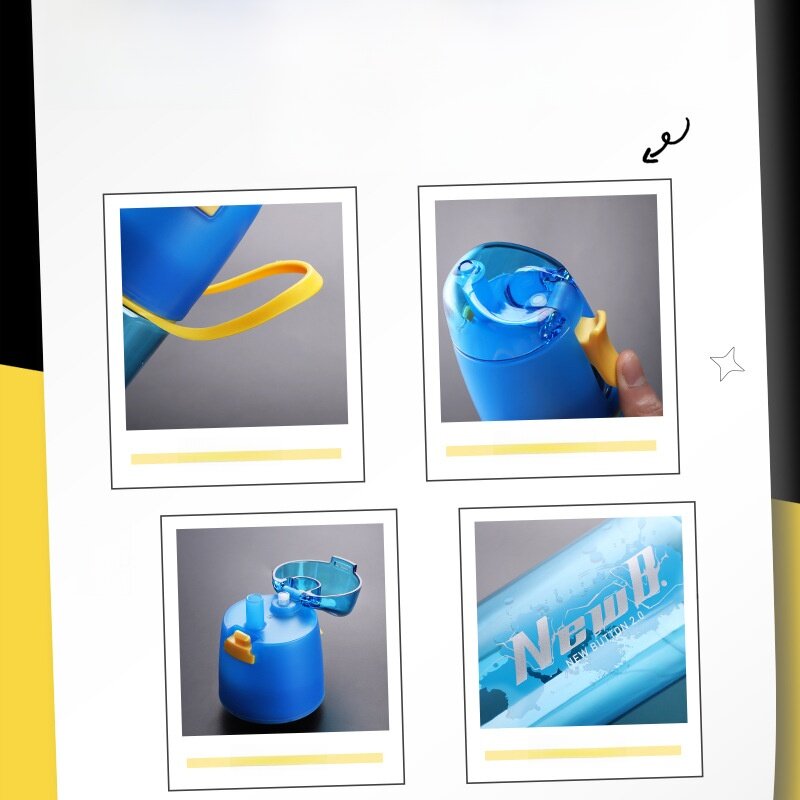 スプレー可能水筒・スポーツ・プラスチック・面白い・運動用・子供・大容量・750ml|undefined
