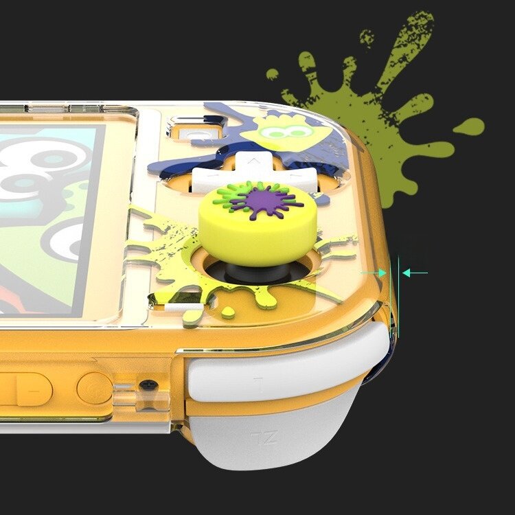 クリスタルケース|任天堂Switch Lite用・保護カバー・スプラトゥーン風・タコのデザイン・おしゃれ|undefined