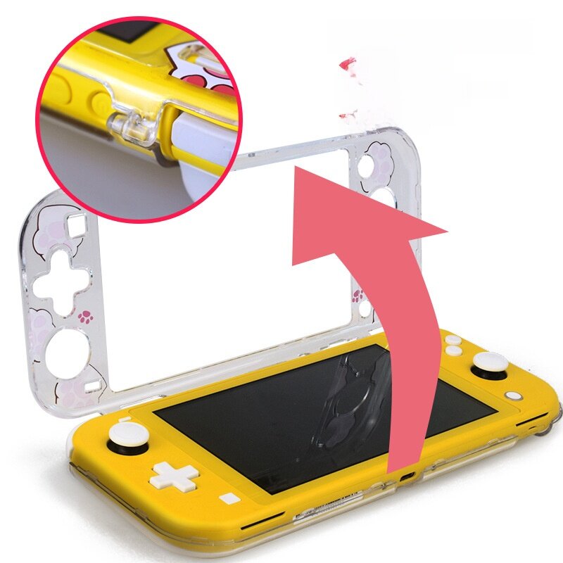 Switch Lite用ケース|本体保護カバー・クリアケース・アニマル柄・かわいい・おしゃれ・キズ防止|undefined