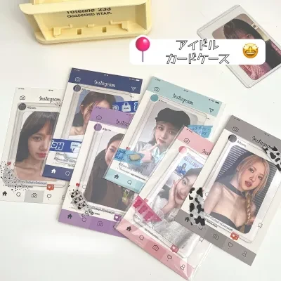 カードケース｜硬質カード・梱包材セット・デコレーションパーツ・トレーディングカード・推し活グッズ・おしゃれ・インスタ風