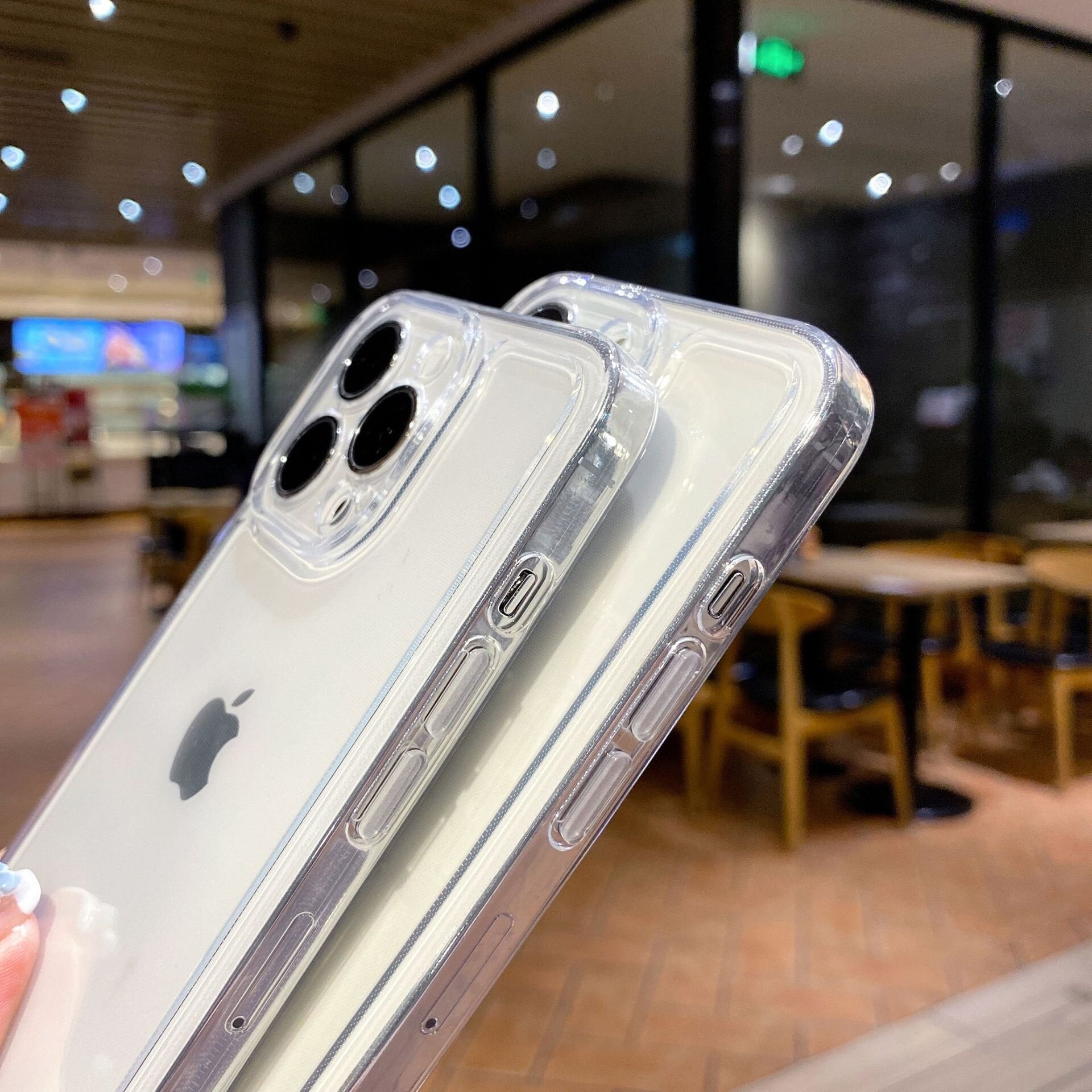 スマホケース|iPhone 13 Pro/14/16対応・クリアケース・耐衝撃・フルカバー・精密設計・ストレートエッジ|undefined