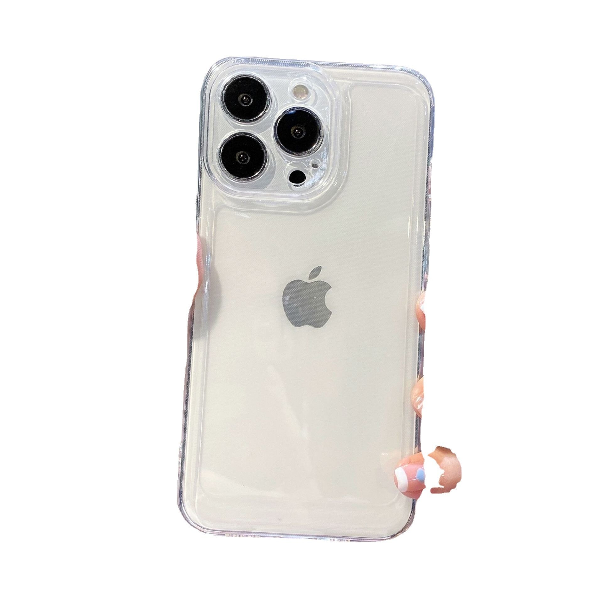 スマホケース|iPhone 13 Pro/14/16対応・クリアケース・耐衝撃・フルカバー・精密設計・ストレートエッジ|undefined