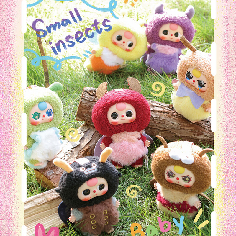 babythree 妖精シリーズ ぬいぐるみ　虫シリーズ 公式】Babythree ベイビースリー 虫シリーズ ぬいぐるみ バッジ