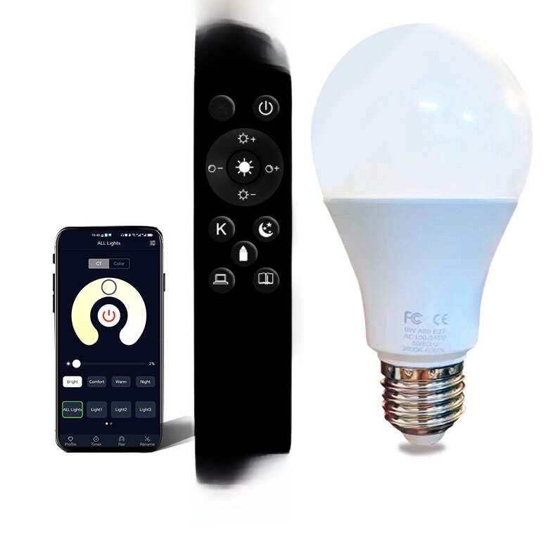 LED電球|E26/E27口金・広電圧対応・2.4GHz無線リモコン操作・調光調色可能・スマート・省エネ|undefined