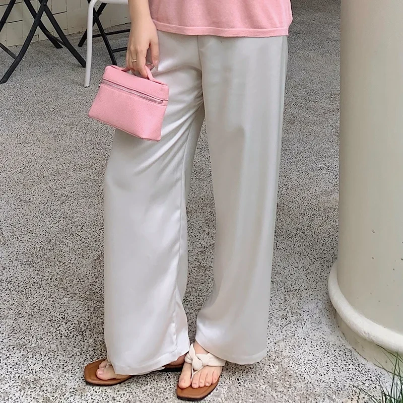 ボトムス｜大きいサイズ・レディース・パンツ・春夏・ストレート・カジュアル・ワイドレッグ・体型カバー・ゆったり|undefined