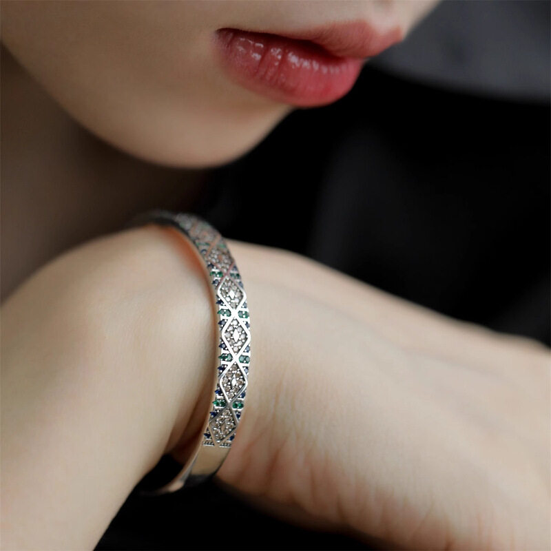 ブレスレット｜ファッション・レディース・カジュアル・メンズ・菱形ジルコニア・レトロ・上品・アクセサリー|undefined