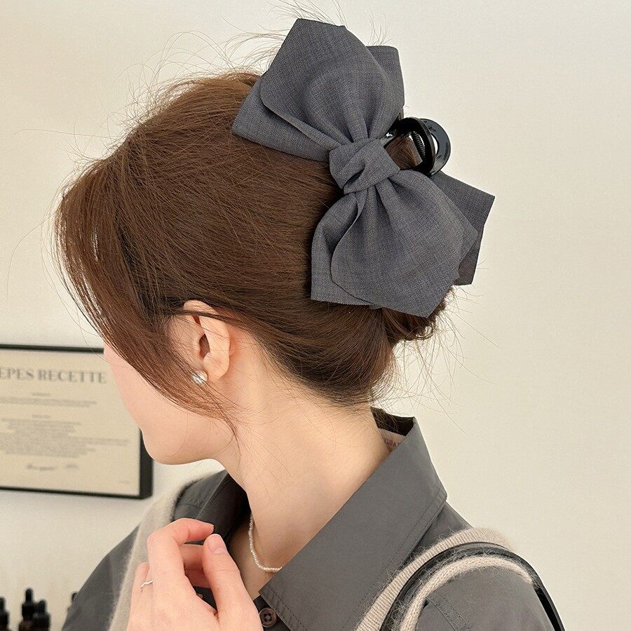 ヘアクリップ｜ファッション・レディース・カジュアル・蝶結び・バンスクリップ・ヘアアレンジ・ヘアアクセサリー・上品・可愛い|undefined