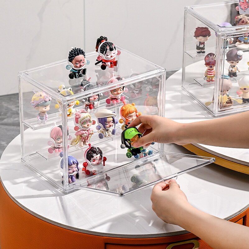 アクリル収納ボックス｜ディスプレイケース・コレクションケース・フィギュア・ぬいぐるみ・ドール・収納・透明・人形・おしゃれ・かわいい・整理・グッズ|undefined