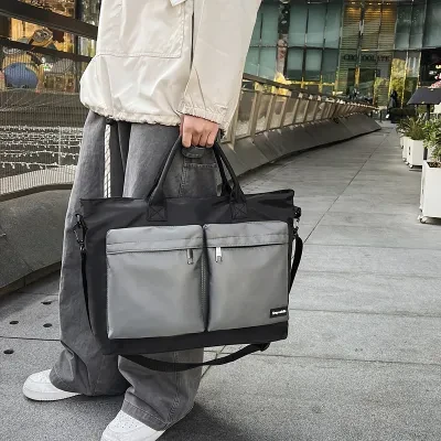 旅行用バッグ｜レディース・ファッション・バイカラー・大容量・手提げ・斜めがけ・カジュアル・お出かけ