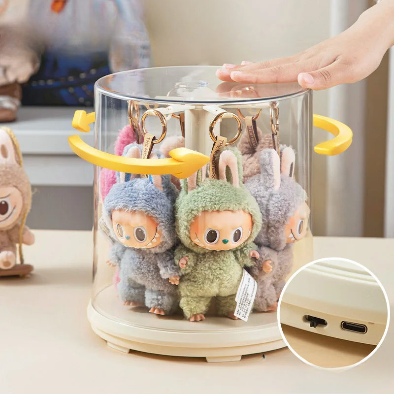 回転式収納ケース｜回転式・透明・ぬいぐるみ・フィギュア・トレーディングフィギュア・収納ケース・ディスプレイスタンド・多機能・かわいい・二次元・タク活|undefined